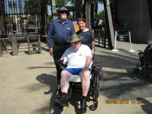 Fred Patten, Tom Locke, Sherrill Patten at the LA Zoo